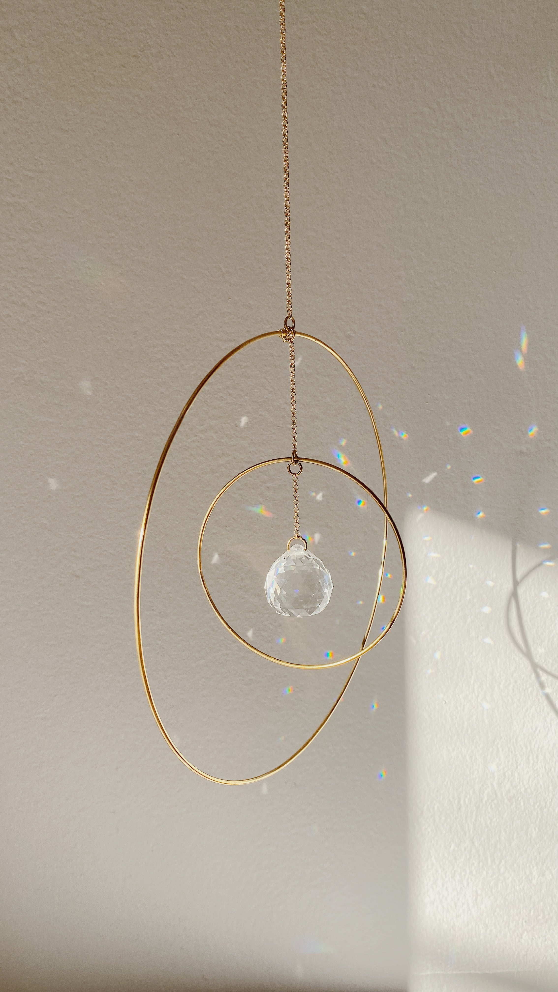 Hanging Crystal Suncatcher - Universe Large
