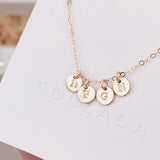 Love Letters Mini Round Necklace COMING BACK SOON