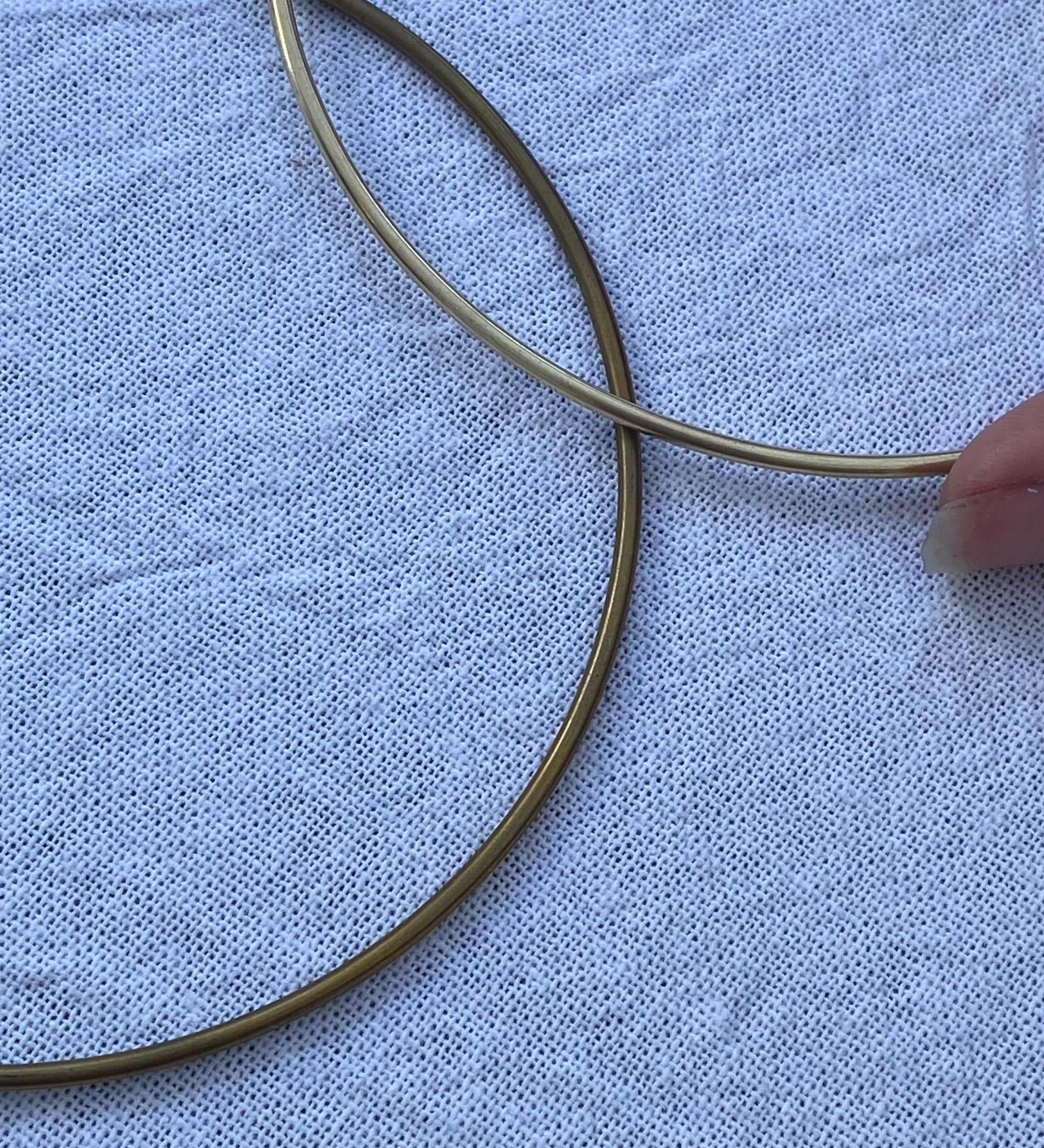 Polished brass piece