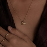 Love Letters Mini Round Necklace COMING BACK SOON