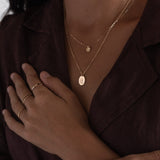 Love Letters Mini Round Necklace COMING BACK SOON