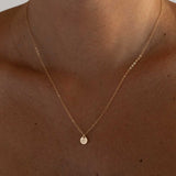 Love Letters Mini Round Necklace COMING BACK SOON