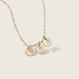 Love Letters Mini Round Necklace COMING BACK SOON