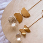 Suncatcher crafted with brass and crystal - Balance Mini
