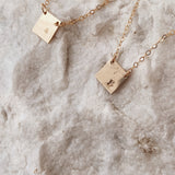 Love Letters Square Necklace